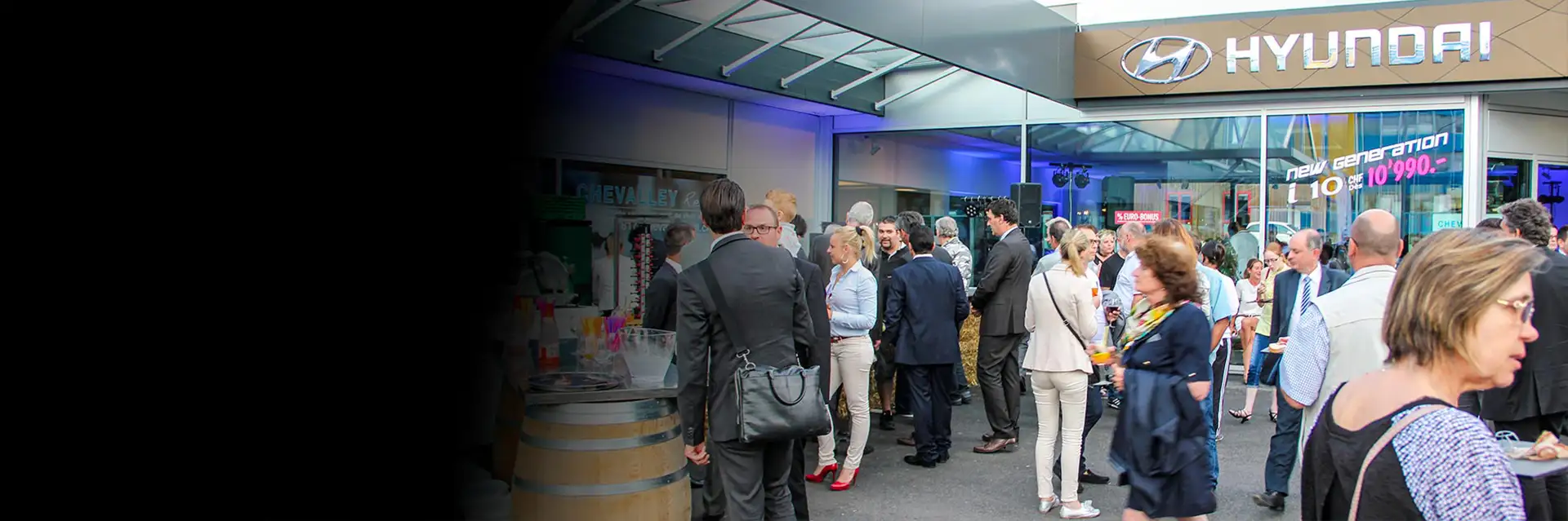 Soirée d’inauguration Hyundai<br>au garage Grimm Centre