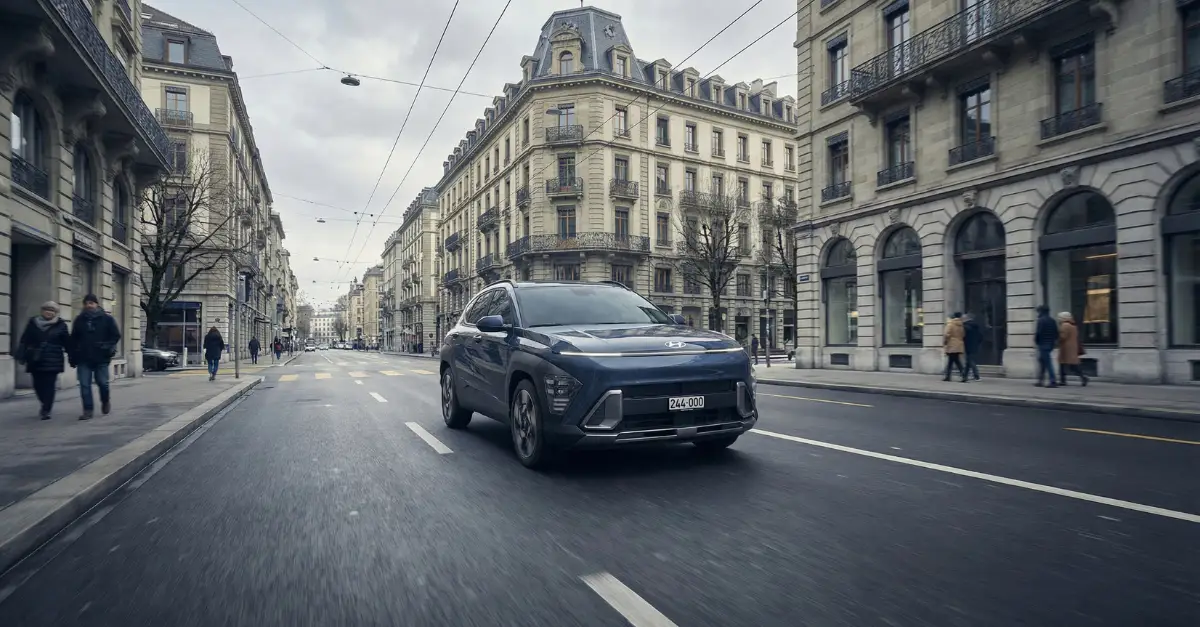 Leasing dès CHF 369.-/mois sur la KONA.